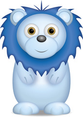 kleiner blauer Löwe