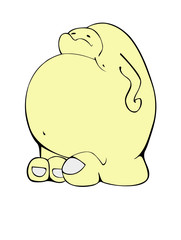 Cartoon monster