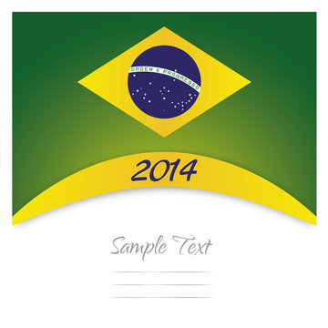 Hintergrund Wallpaper Brasilien Flagge - WM 2014