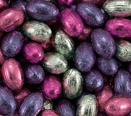 Foil Easter Eggs.