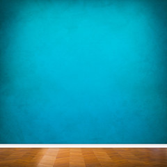 Old Interior Design With Vintage Grunge Wallpaper