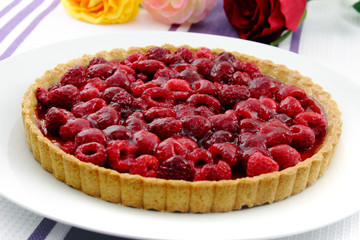 Raspberry tart - Himbeertarte