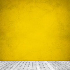 Old Interior Design With Vintage Grunge Wallpaper