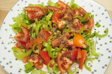 tomatoes and peppers