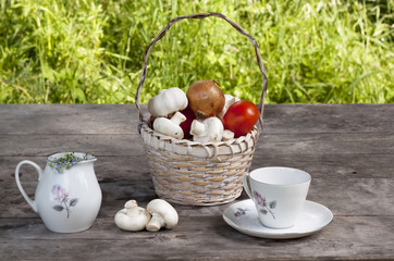 Making food for a picnic