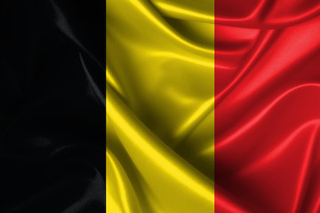 Wavy Flag of Belgium