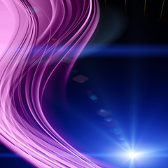 futuristic wave background design with lights