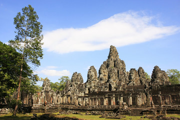 Fototapeta na wymiar Świątynia Bayon, Angkor obszar, Siem Reap, Kambodża