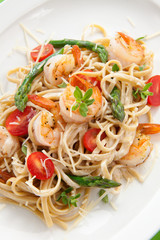 Whole Grain Shrimp Pasta