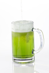 Green beer for St Patrick's Day