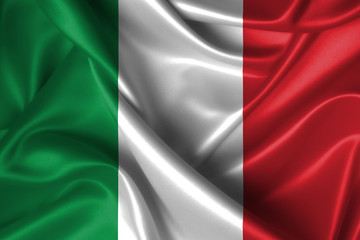 Wavy Flag of Italy