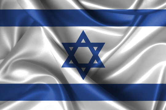 Wavy Flag of Israel