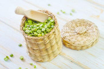 Fototapeta na wymiar dry peas