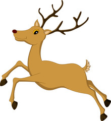 cute deer cartoon