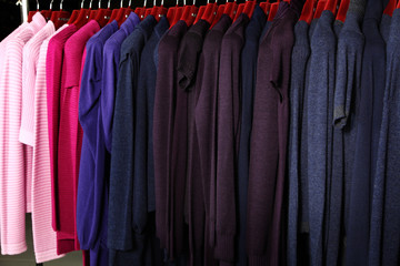 clothes hanging