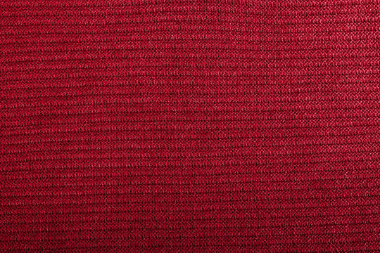 woolen fabric red