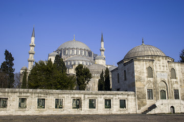 Fototapeta na wymiar Suleymaniye Mosque in Istanbul