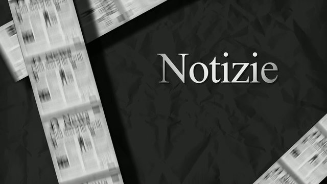 Notizie News giornale Magazine titoli video animazione