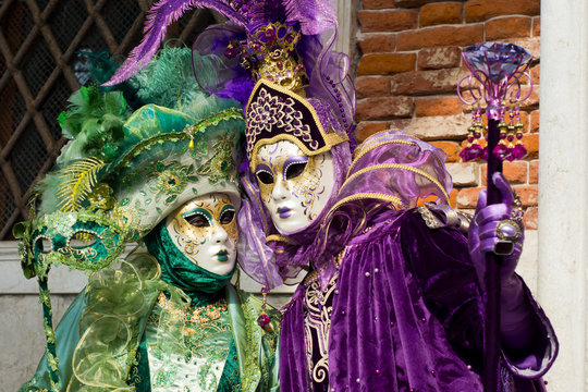 Karnevalsmaske in Venedig