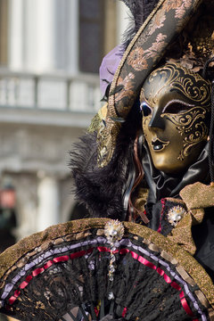 Karnevalsmaske in Venedig