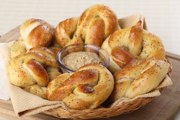 Basket of Pretzels