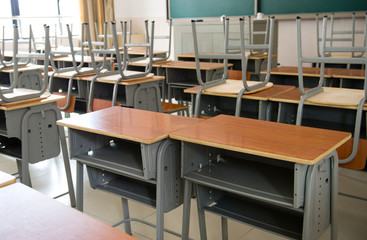 Empty classroom