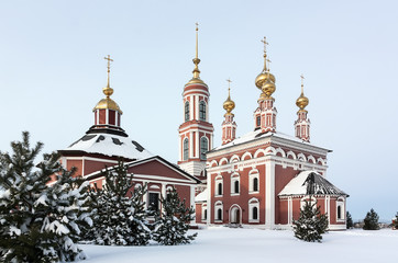 Saint Michael Monastery in Suzdal, Russia - obrazy, fototapety, plakaty