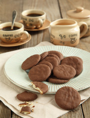 Obraz na płótnie Canvas Chocolate cookies