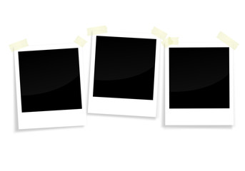drei Polaroids in Reihe