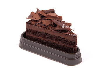 Chocolate Cake isolated