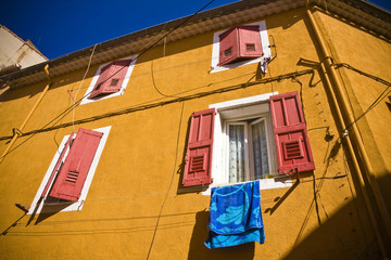 city centre of Aubagne, near Marseille, France