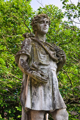 Obraz premium Stone statue. Grazzano Visconti. Emilia-Romagna. Italy.