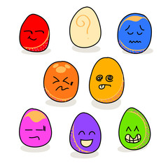 cartoon hand drawing emotion icon