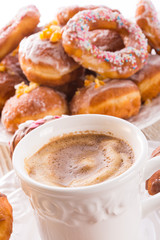 bismarck doughnuts on a plate