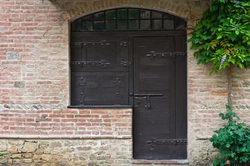 Typical house. Grazzano Visconti. Emilia-Romagna. Italy.