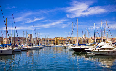 Port in Marseille, France