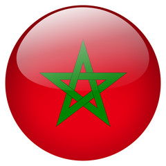 Morocco flag button