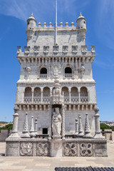 Fototapeta na wymiar Belem Tower, Lisboa, Portugal. Listę Światowego Dziedzictwa UNESCO