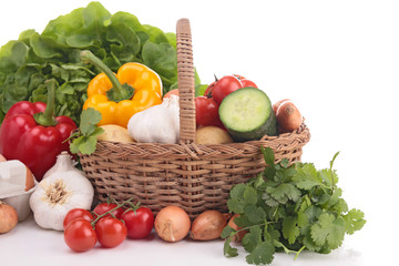 abundance of vegetables