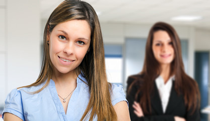 Couple of businesswomen