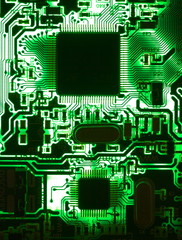 Circuit board backlight