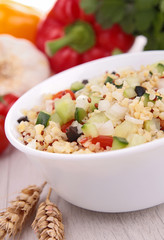 vegetarian fresh appetizer, quinoa