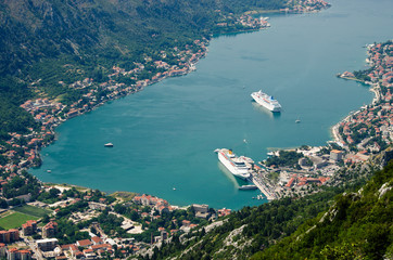 Ship near Kotor