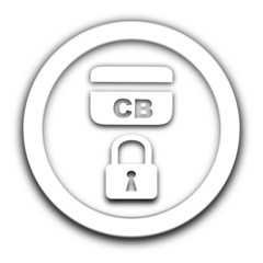 paiement sécurisé vignette blanche