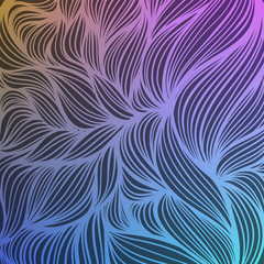 background with hand drawn flowers