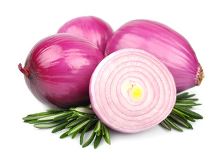 Red onions and rasemary