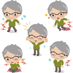 身体の様々な痛みと健康な状態