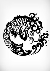 Japanese tribal Pattern