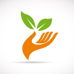 Logo friendly environment   Vector © puckillustrations