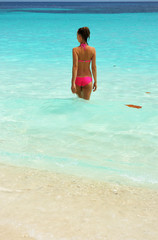 Woman at beach